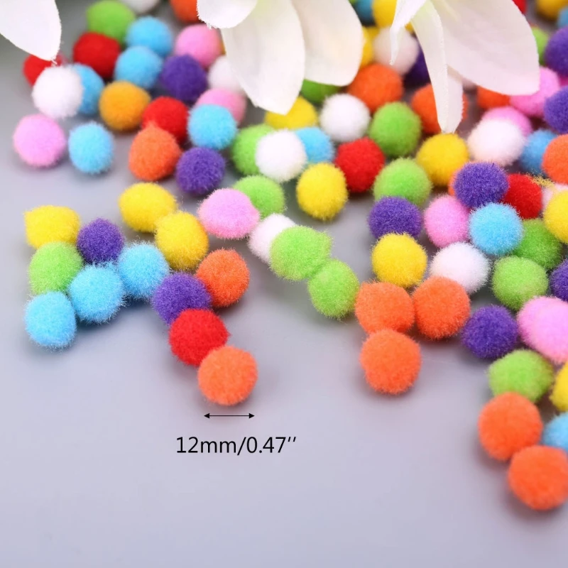 1000Pcs Soft Round Fluffy Craft PomPoms Ball Mixed Color Pom Poms 12mm DIY Craft Y4QA
1000Pcs Soft Round Fluffy Craft PomPoms Ball Mixed Color Pom Poms 12mm DIY Craft Y4QA