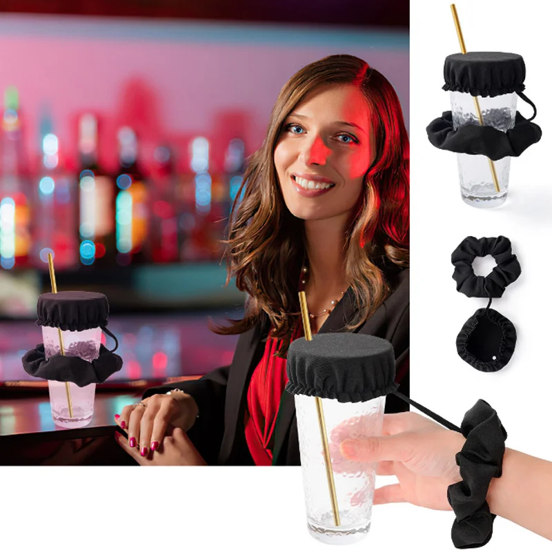 Drink Covers for Alcohol Protection Scrunchie Protect Lady Gift for Girl Drink Spiking Prevention Hairband Club Hair Accessories
Drink Covers for Alcohol Protection Scrunchie Protect Lady Gift for Girl Drink Spiking Prevention Hairband Club Hair Accessories