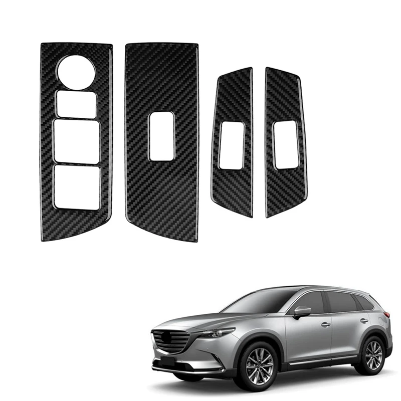 Car Carbon Fiber Window Glass Lift Button Trim Switch Cover Door Armrest Panel Sticker for Mazda CX-9 2016-2020
Car Carbon Fiber Window Glass Lift Button Trim Switch Cover Door Armrest Panel Sticker for Mazda CX-9 2016-2020
