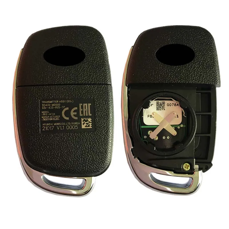 CN020116 Original 3 Button 2016 Hyundai Creta Remote Flip Key 433MZ 4D60 80BIT FCCID 95430-M0000
CN020116 Original 3 Button 2016 Hyundai Creta Remote Flip Key 433MZ 4D60 80BIT FCCID 95430-M0000