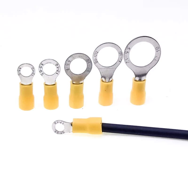 30 pieces RV5.5 series yellow circle 4-6MM insulated wire connector electrical crimp terminal cable 12-10AWG RV5.5-4-5-6-8-10-12
30 pieces RV5.5 series yellow circle 4-6MM insulated wire connector electrical crimp terminal cable 12-10AWG RV5.5-4-5-6-8-10-12