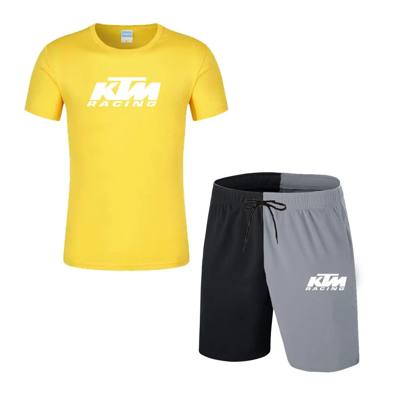 2021 summer new men's suit T-shirt + two-piece leisure sports outing fitness men's clothing, size M-XXXL 
2021 summer new men's suit T-shirt + two-piece leisure sports outing fitness men's clothing, size M-XXXL