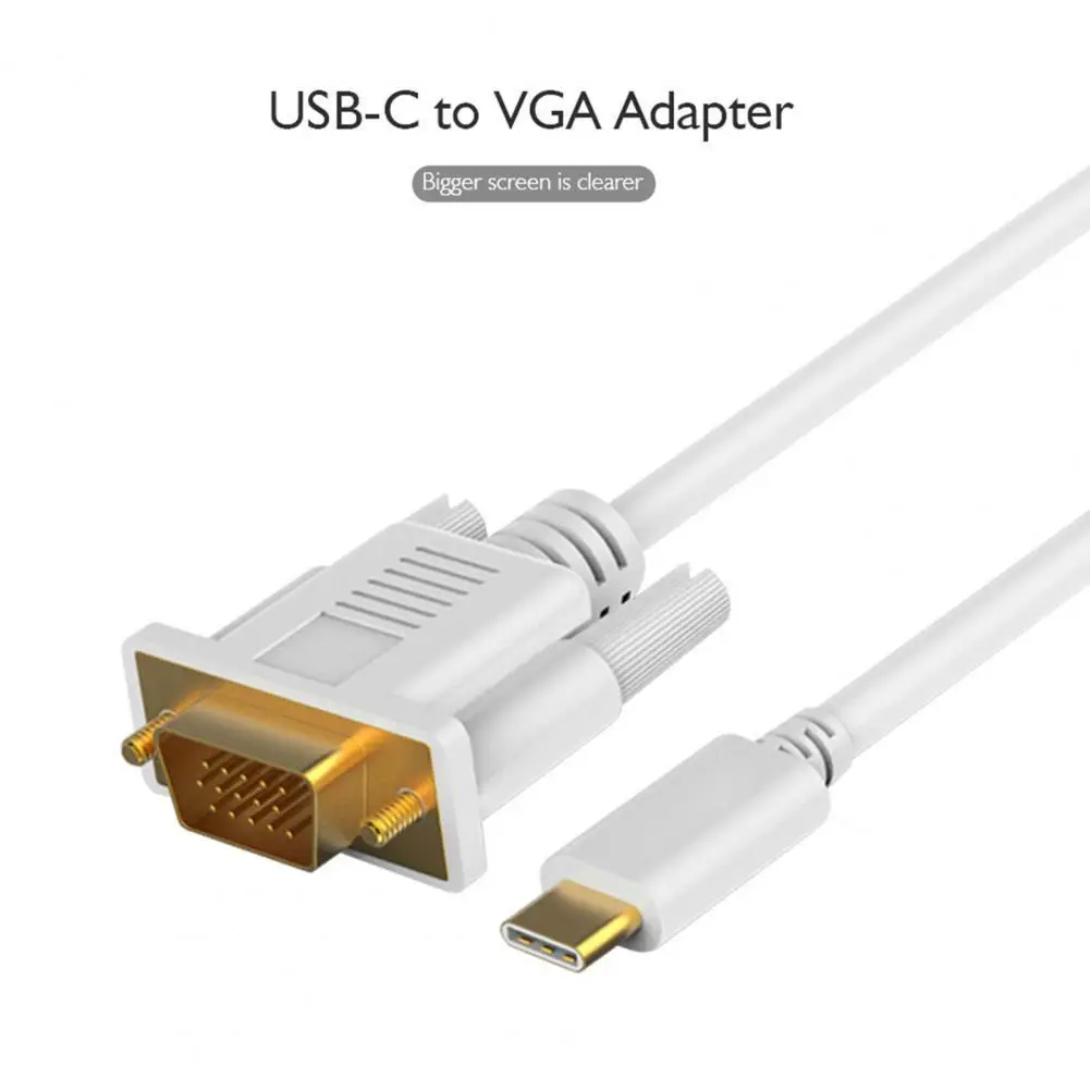Кабель 1,8 м Type-C в VGA, портативный кабель высокой четкости Type-C в VGA, адаптер для кабеля типа «штырь-штырь», адаптер для кабеля VGA для офиса
Кабель 1,8 м Type-C в VGA, портативный кабель высокой четкости Type-C в VGA, адаптер для кабеля типа «штырь-штырь», адаптер для кабеля VGA для офиса