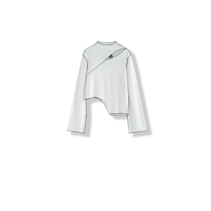XITAO Patchwork Irregular Solid T Shirt Women 2021 Spring Casual Fashion New Style Temperament All Match Women Clothes ZY5536
XITAO Patchwork Irregular Solid T Shirt Women 2021 Spring Casual Fashion New Style Temperament All Match Women Clothes ZY5536