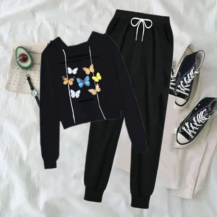 Single/suit leisure suit female fleece hooded the spring and autumn period and the han edition student fashion comfortable tall
Single/suit leisure suit female fleece hooded the spring and autumn period and the han edition student fashion comfortable tall