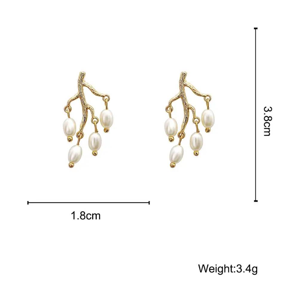 AENSOA 2020 New Vintage Japan Korean Dorp Earrings For Women Temperament Sweet Simulated Pearl Tree Shape Jewelry Pendientes
AENSOA 2020 New Vintage Japan Korean Dorp Earrings For Women Temperament Sweet Simulated Pearl Tree Shape Jewelry Pendientes