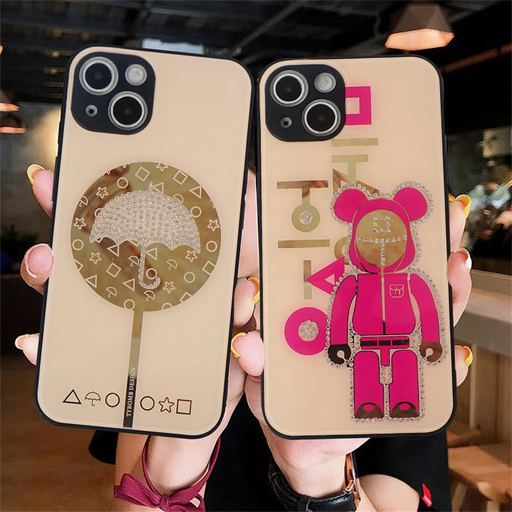 For IPhone 13 Pro Max Phone Case Little Red Man Rhinestone Umbrella Female Back Cover for IPhone 13 Pro Water-Resistant Cases
For IPhone 13 Pro Max Phone Case Little Red Man Rhinestone Umbrella Female Back Cover for IPhone 13 Pro Water-Resistant Cases