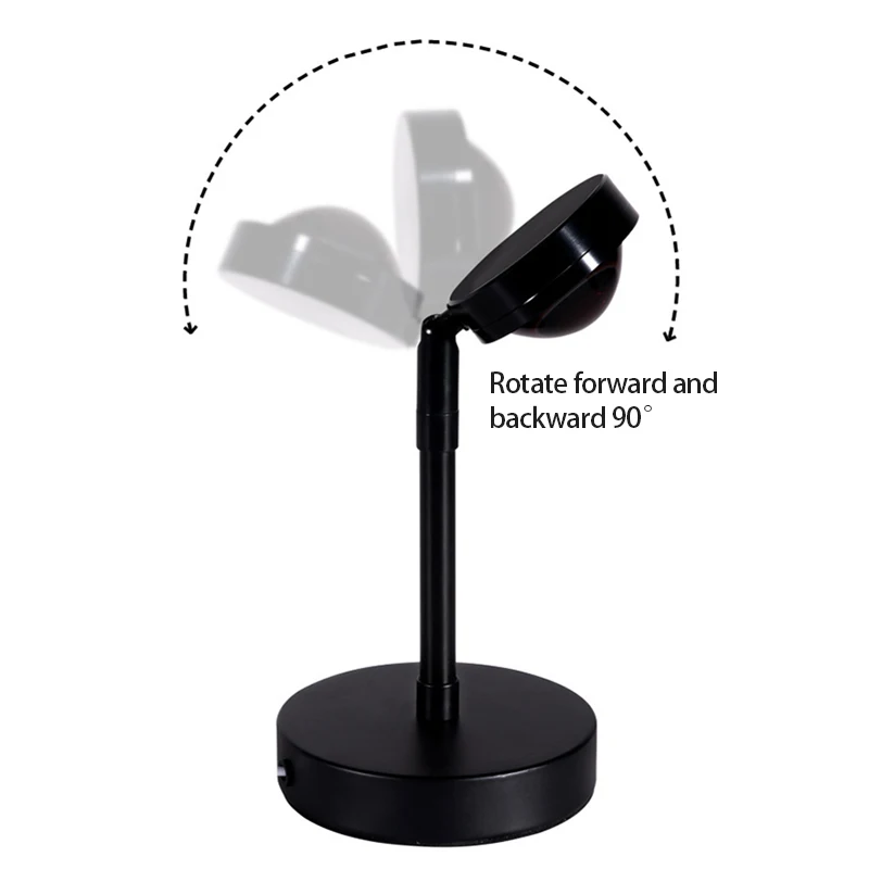 LED Rainbow Sunset Lights 5V 5W Background Projection Atmosphere Lights Button USB Rechargeable Wall Decoration Night Lights
LED Rainbow Sunset Lights 5V 5W Background Projection Atmosphere Lights Button USB Rechargeable Wall Decoration Night Lights