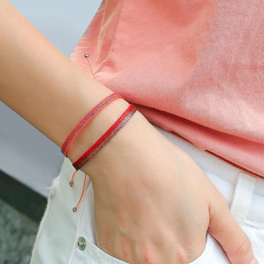 KELITCH Women Cotton Chain Adjustable Charm Bracelets Handmade Woven Bracelet Man Braided Bangles Girls Gifts Jewelry Wholesale
KELITCH Women Cotton Chain Adjustable Charm Bracelets Handmade Woven Bracelet Man Braided Bangles Girls Gifts Jewelry Wholesale