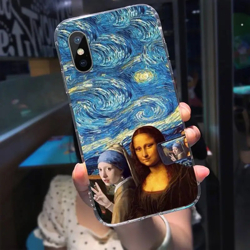 funny Mona Lisa Phone Case Transparent for iPhone 11 12 mini pro XS MAX 8 7 6 6S Plus X 5S SE 2020 XR
funny Mona Lisa Phone Case Transparent for iPhone 11 12 mini pro XS MAX 8 7 6 6S Plus X 5S SE 2020 XR