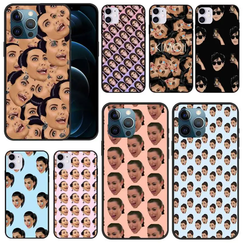 Kim-Kardashian-Kimoji Phone Case for iphone 12 13 Mini SE 2020 5 5S 6 6S Plus 7 8 Plus X XR XS 11 Pro Max Fundas Coque cover
Kim-Kardashian-Kimoji Phone Case for iphone 12 13 Mini SE 2020 5 5S 6 6S Plus 7 8 Plus X XR XS 11 Pro Max Fundas Coque cover