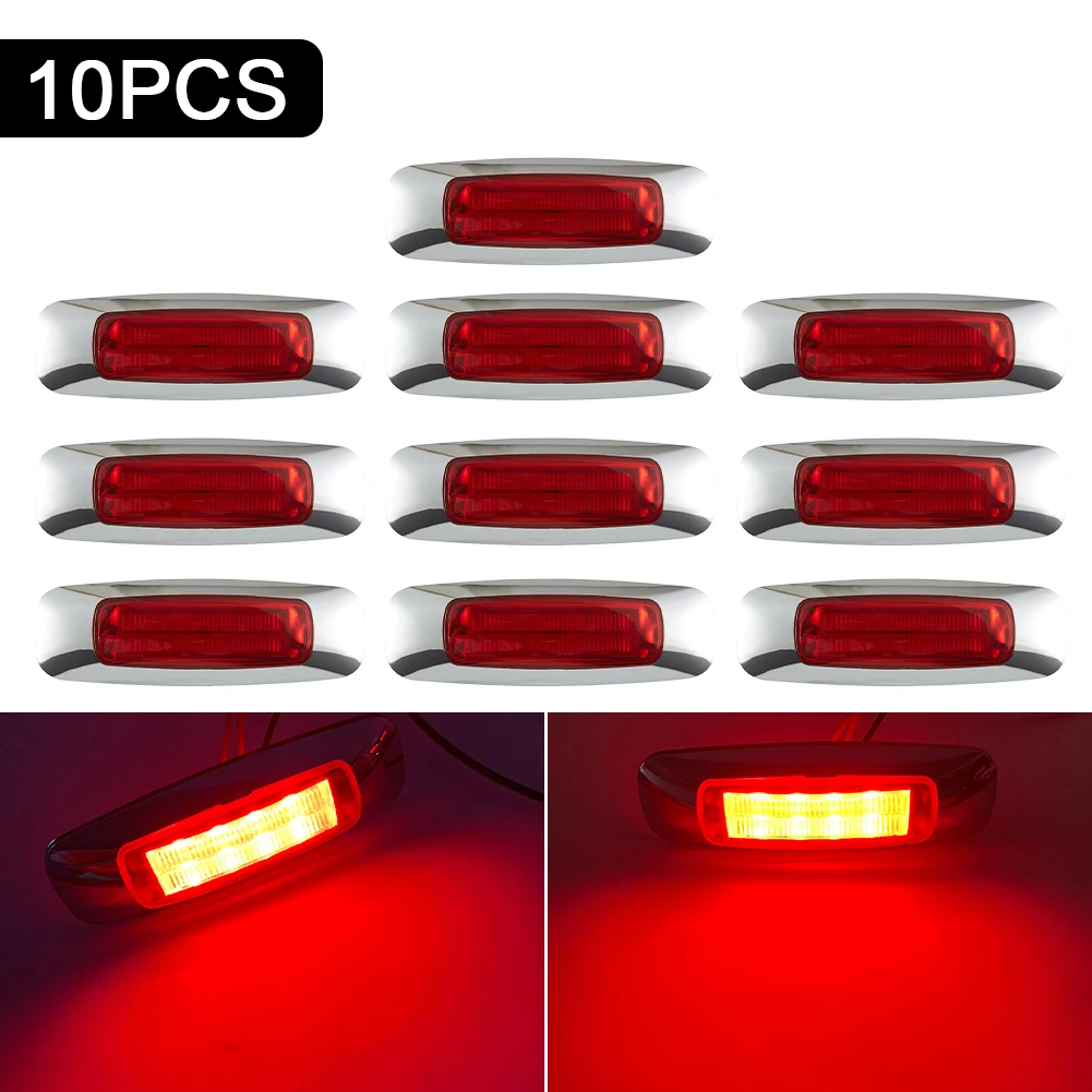 10pcs 8led Explosion Lightning Plated Edge Light Side Marker Lights 1.5w 12v-24v 12*3*2cm Rv Trailer Pickup LED Car Signal Lamps
10pcs 8led Explosion Lightning Plated Edge Light Side Marker Lights 1.5w 12v-24v 12*3*2cm Rv Trailer Pickup LED Car Signal Lamps