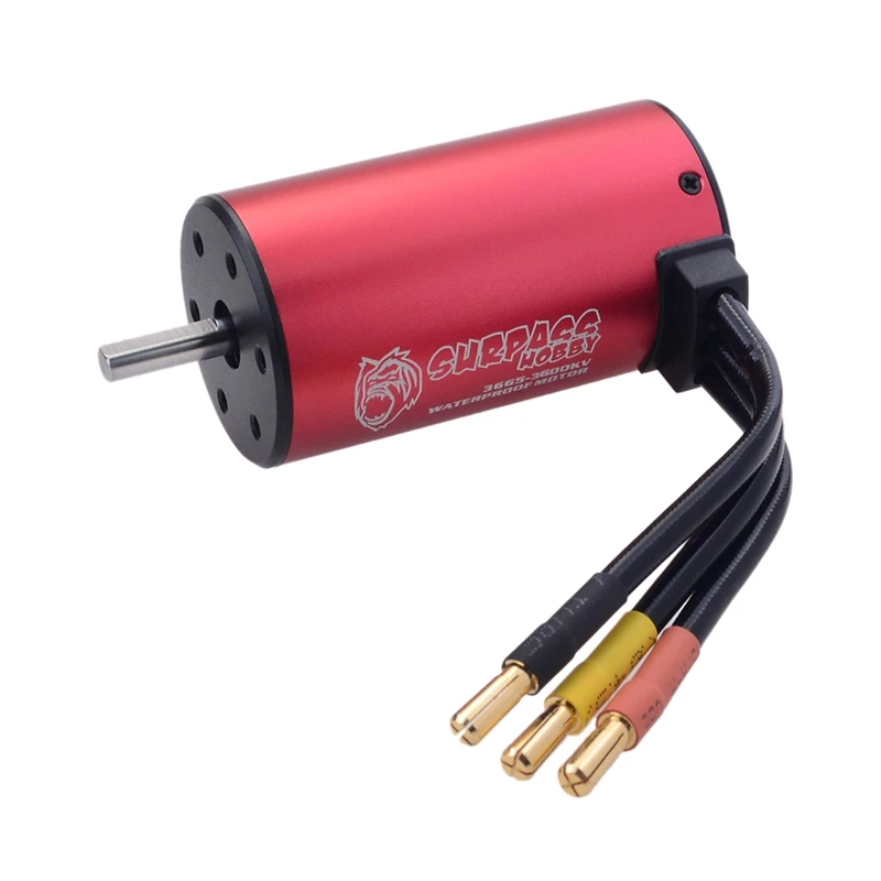 SURP HOBBY KK Waterproof 3665 5.0mm 3600KV Brushless Motor for 1/10 GTR/Lexus 2S 3S RC Drift Racing Off-Road Car
SURP HOBBY KK Waterproof 3665 5.0mm 3600KV Brushless Motor for 1/10 GTR/Lexus 2S 3S RC Drift Racing Off-Road Car