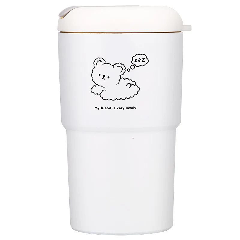 Cute Thermos Cup 350ML Korean Dog Pattern Female Students Simple and Portable Travel Breakfast Milk Personality Coffee Cup
Cute Thermos Cup 350ML Korean Dog Pattern Female Students Simple and Portable Travel Breakfast Milk Personality Coffee Cup