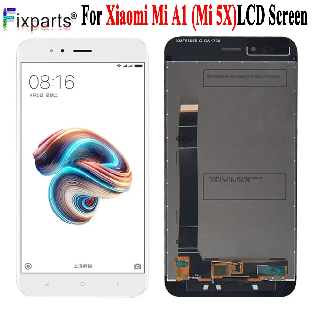 5.5" For Xiaomi Mi A1 LCD Display MIA1 Mi5X Mi 5X Touch Screen Digitizer with Frame Replacement Parts For Xiaomi Mi A1 LCD 
5.5" For Xiaomi Mi A1 LCD Display MIA1 Mi5X Mi 5X Touch Screen Digitizer with Frame Replacement Parts For Xiaomi Mi A1 LCD