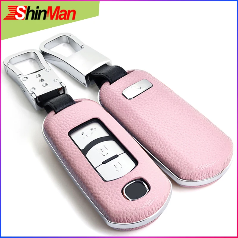 ShinMan Layer leather key Cover key protect shell For CAR key case For Mazda2 3 8 CX-4 CX-5 CX-7 CX-9 Atenza Axela 2 3 button
ShinMan Layer leather key Cover key protect shell For CAR key case For Mazda2 3 8 CX-4 CX-5 CX-7 CX-9 Atenza Axela 2 3 button