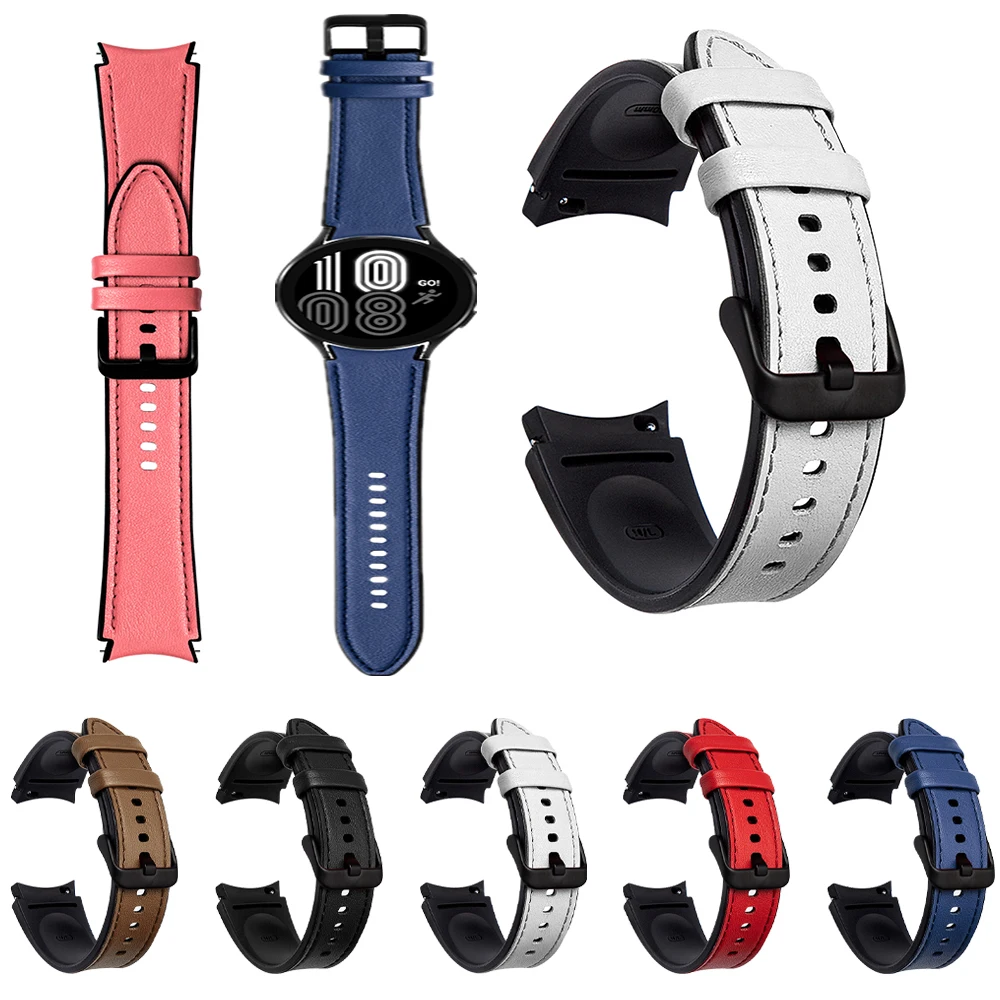 Watch Leather Band For Samsung Galaxy Watch 4 44 40mm 20mm Bracelet for Samsung Galaxy Watch 4 Classic 42mm 46 Replacement Strap
Watch Leather Band For Samsung Galaxy Watch 4 44 40mm 20mm Bracelet for Samsung Galaxy Watch 4 Classic 42mm 46 Replacement Strap