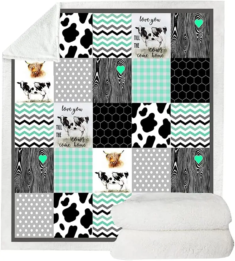 Cow Blanket Cute Cow Print Stuff Sherpa Fleece Blanket Cow Print Decor Bedding Cute Farm Animal Plush Blanket Boys Girls Women
Cow Blanket Cute Cow Print Stuff Sherpa Fleece Blanket Cow Print Decor Bedding Cute Farm Animal Plush Blanket Boys Girls Women
