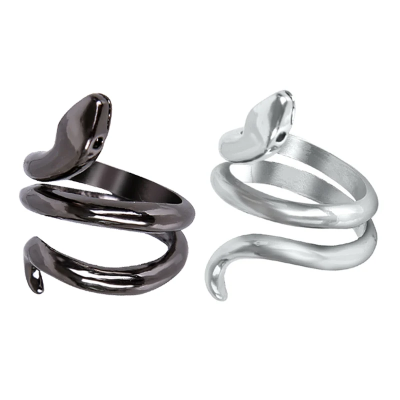 Exaggerated Spirit Snake Ring Fashion Personality Stereoscopic Snake Ring Adjustable Open Ring Jewelry
Exaggerated Spirit Snake Ring Fashion Personality Stereoscopic Snake Ring Adjustable Open Ring Jewelry