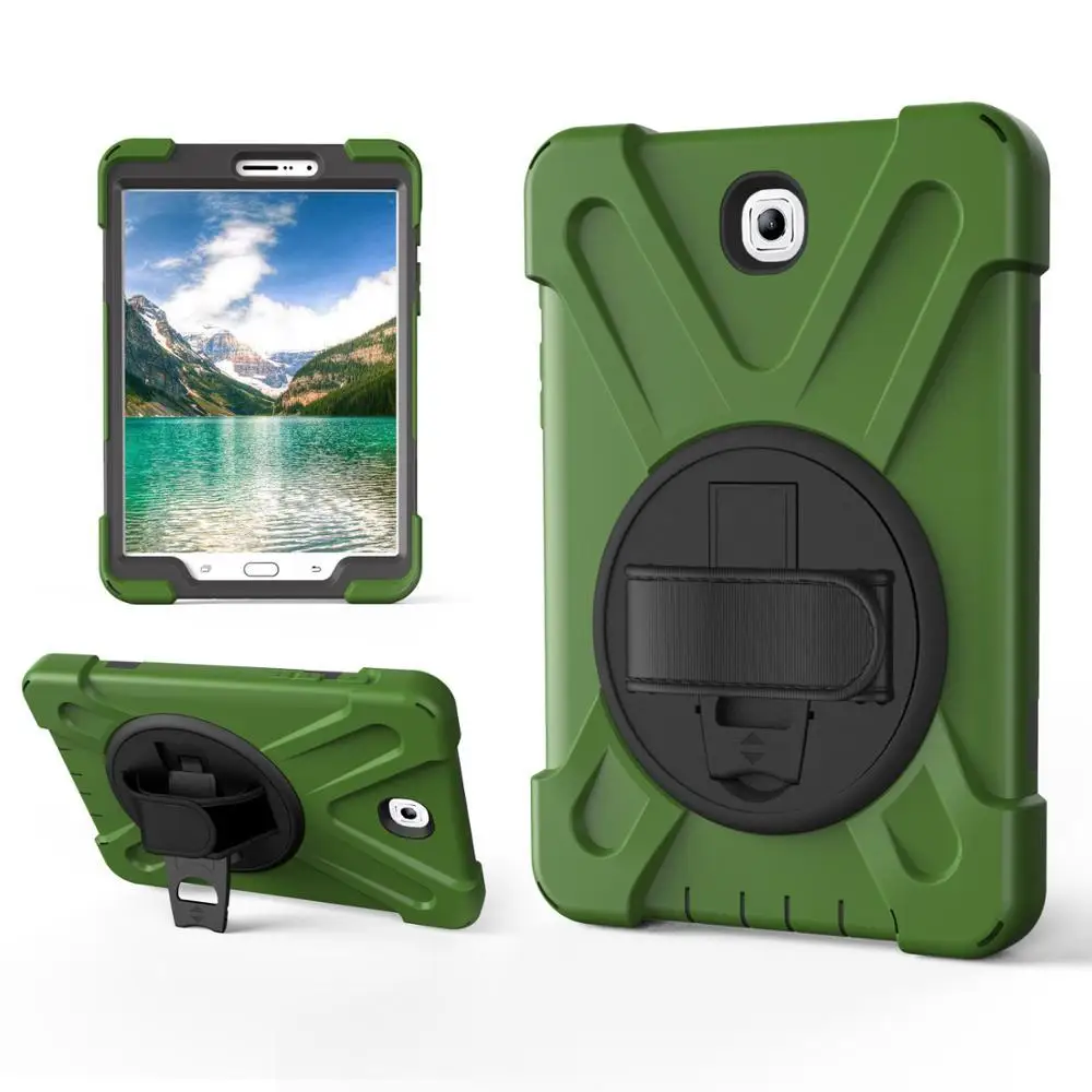 360 Rotation Case For Samsung Galaxy Tab S2 8.0 SM-T710 T713 T715 Case Armor Hand Strap Stand Cover for Samsung T710 T713 Case
360 Rotation Case For Samsung Galaxy Tab S2 8.0 SM-T710 T713 T715 Case Armor Hand Strap Stand Cover for Samsung T710 T713 Case
