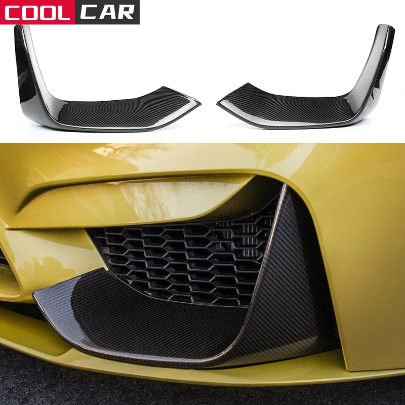 Carbon Fiber Front Bumper Fog Lights Corner Splitters Covers Trim For BMW F80 M3 F82 F83 M4 4 Door 2 Door 2014 - 2017
Carbon Fiber Front Bumper Fog Lights Corner Splitters Covers Trim For BMW F80 M3 F82 F83 M4 4 Door 2 Door 2014 - 2017