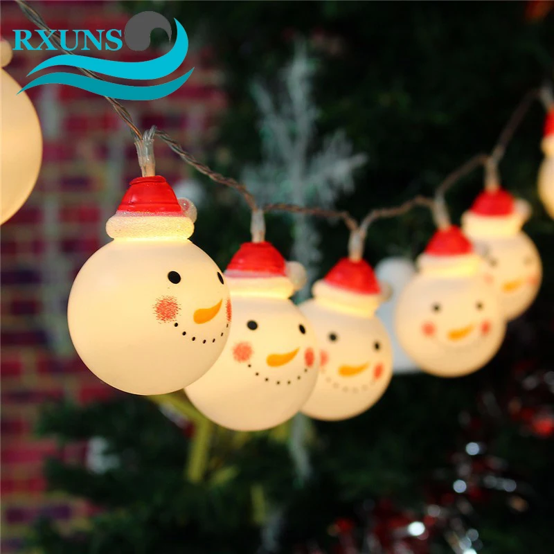 Christmas String Lights Snowman Head USB/Battery Operated LED Christmas Lights for Xmas Indoor Outdoor DIY Patio Tree Decoration
Christmas String Lights Snowman Head USB/Battery Operated LED Christmas Lights for Xmas Indoor Outdoor DIY Patio Tree Decoration