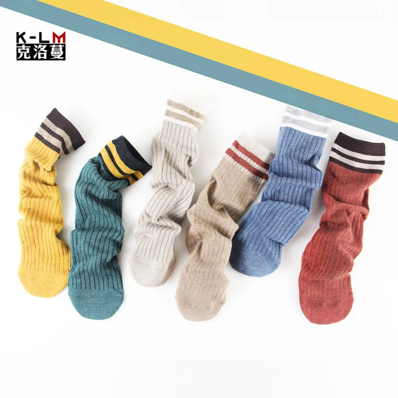 Bunching Socks Japanese Style Women's Socks Children Tube Socks Autumn and Winter Cotton Socks Two Bars Retro Trendy Socks
Bunching Socks Japanese Style Women's Socks Children Tube Socks Autumn and Winter Cotton Socks Two Bars Retro Trendy Socks