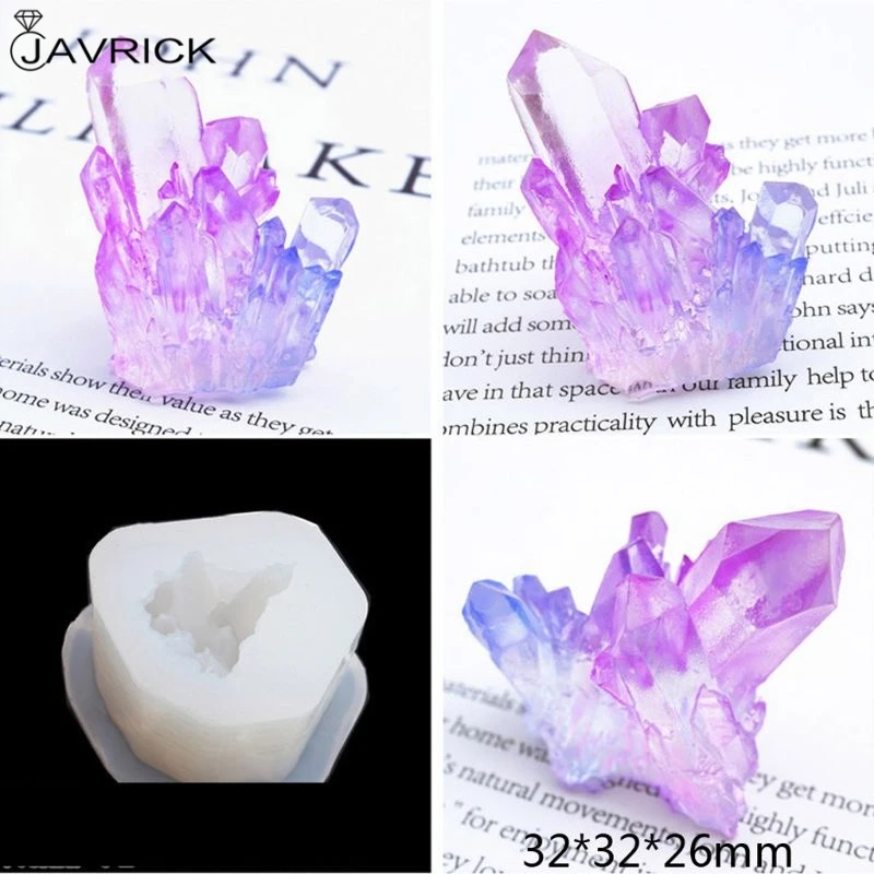 Handmade Natural Crystal Quartz Rock Cluster Geode Druzy Stone Epoxy Resin Mold Pendant Mold Resin Jewelry Making Tools
Handmade Natural Crystal Quartz Rock Cluster Geode Druzy Stone Epoxy Resin Mold Pendant Mold Resin Jewelry Making Tools