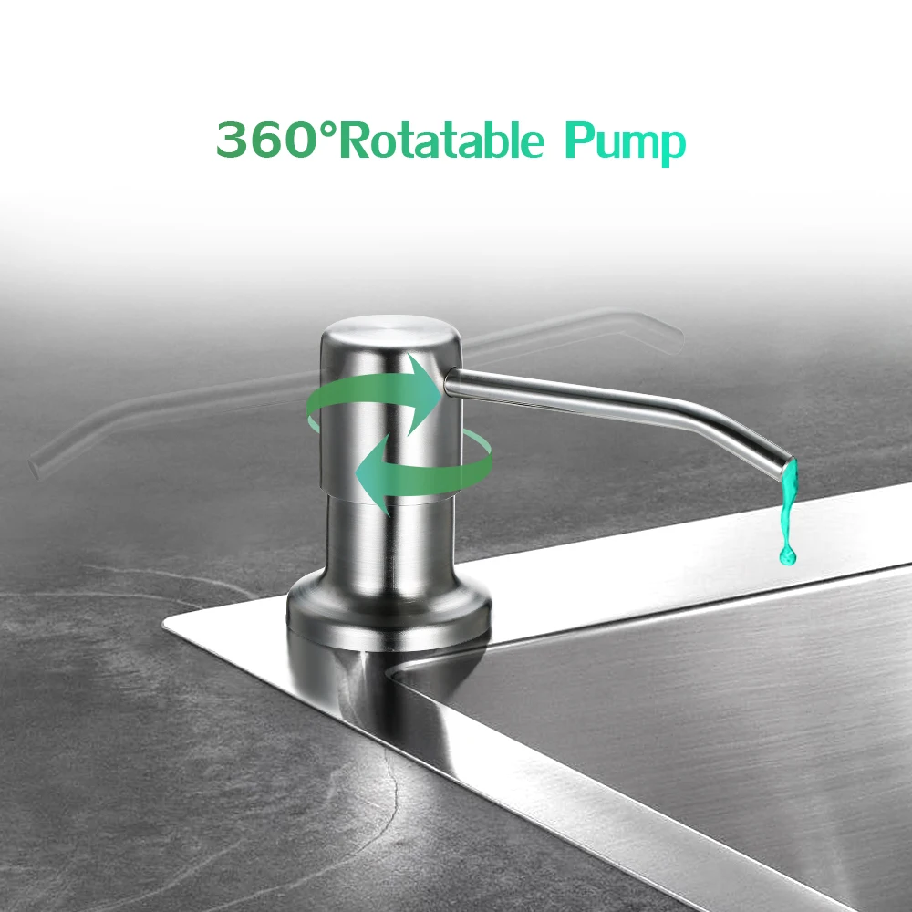 Kitchen Sink Soap Dispenser ABS Plastic Built in Lotion Pump Plastic Bottle for Bathroom and Kitchen Liquid Soap organize 300ml
Kitchen Sink Soap Dispenser ABS Plastic Built in Lotion Pump Plastic Bottle for Bathroom and Kitchen Liquid Soap organize 300ml
