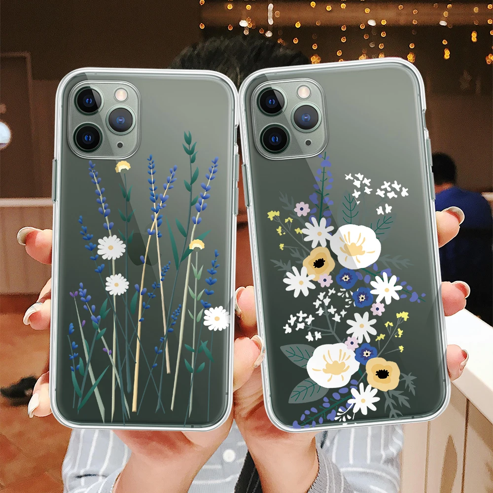 For iPhone 11 Case Pro Max Mini XR Xs 6 6s 7 8 Plus SE2 2020 12 Mini Five Colors Daisy Flower TPU Cover And Transparent Case
For iPhone 11 Case Pro Max Mini XR Xs 6 6s 7 8 Plus SE2 2020 12 Mini Five Colors Daisy Flower TPU Cover And Transparent Case