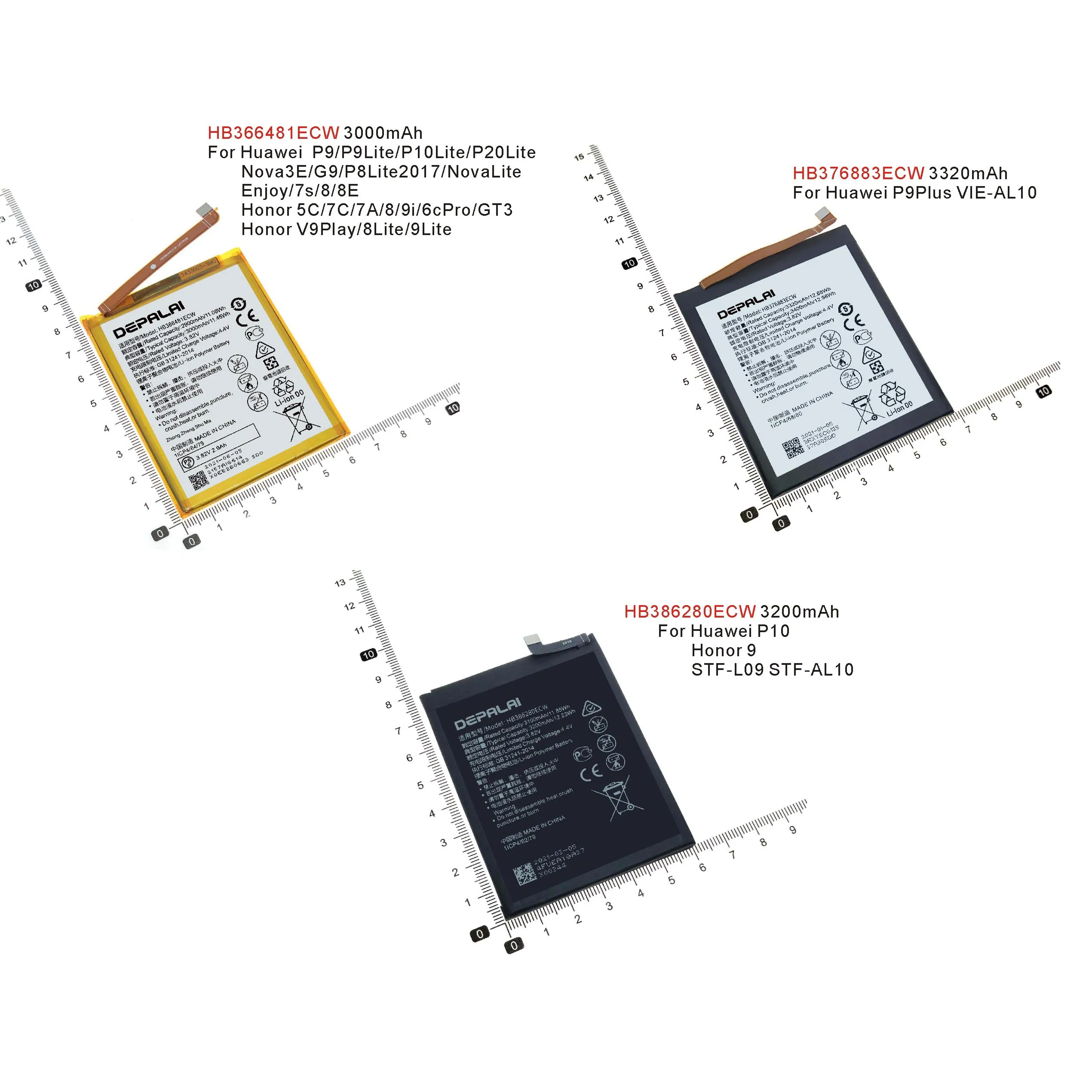 HB366481ECW HB376883ECW HB386280ECW Battery For HuaWei P9 P10 P20 Lite Nova 3E G9 P8 Enjoy 7s 8E Honor 5C 7C 7A 8 6c Pro V9 Play
HB366481ECW HB376883ECW HB386280ECW Battery For HuaWei P9 P10 P20 Lite Nova 3E G9 P8 Enjoy 7s 8E Honor 5C 7C 7A 8 6c Pro V9 Play