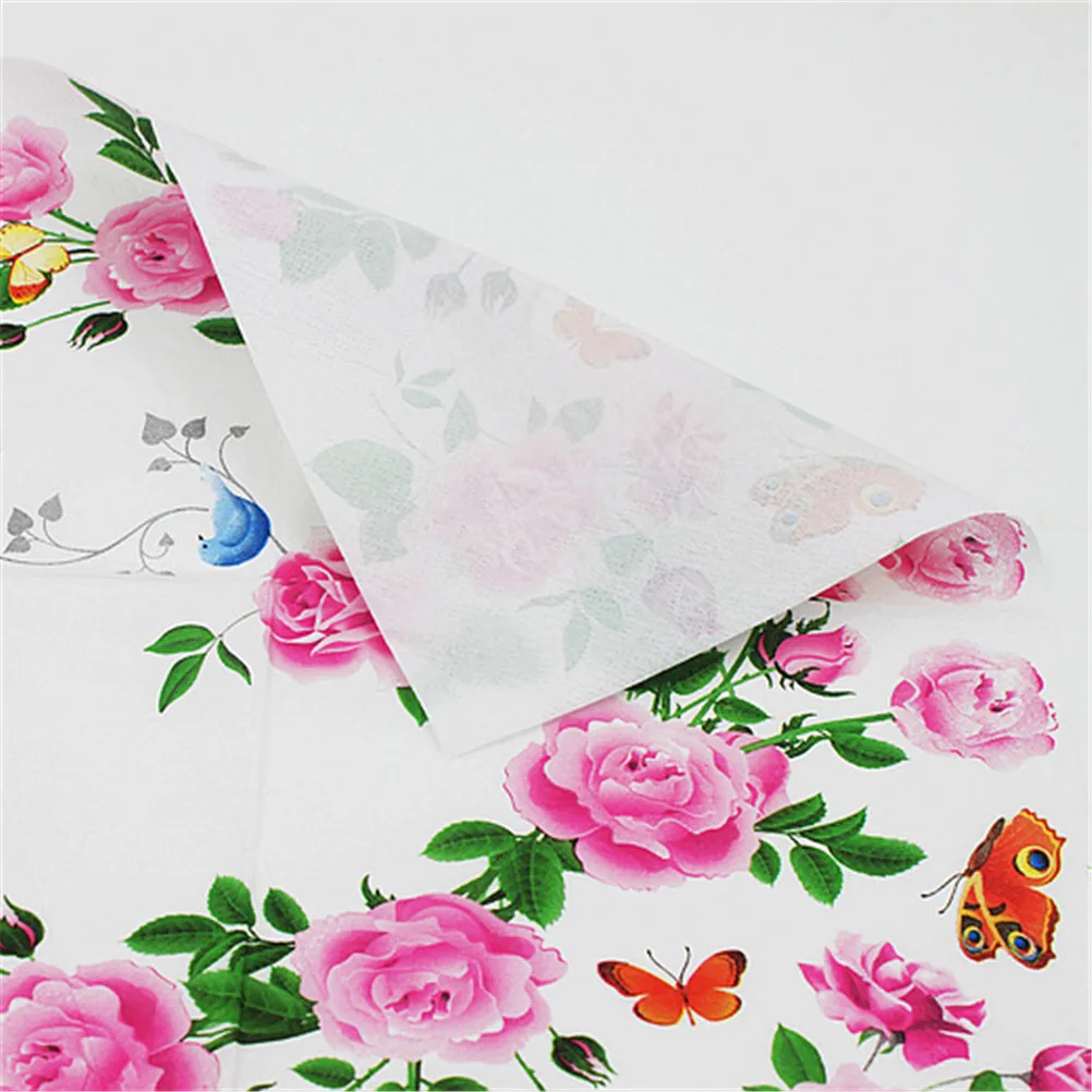 20pcs Beautiful Floral Paper Napkins Flower Festive Party Tissue Napkins Decoupage Decoration Paper 33*33cm
20pcs Beautiful Floral Paper Napkins Flower Festive Party Tissue Napkins Decoupage Decoration Paper 33*33cm
