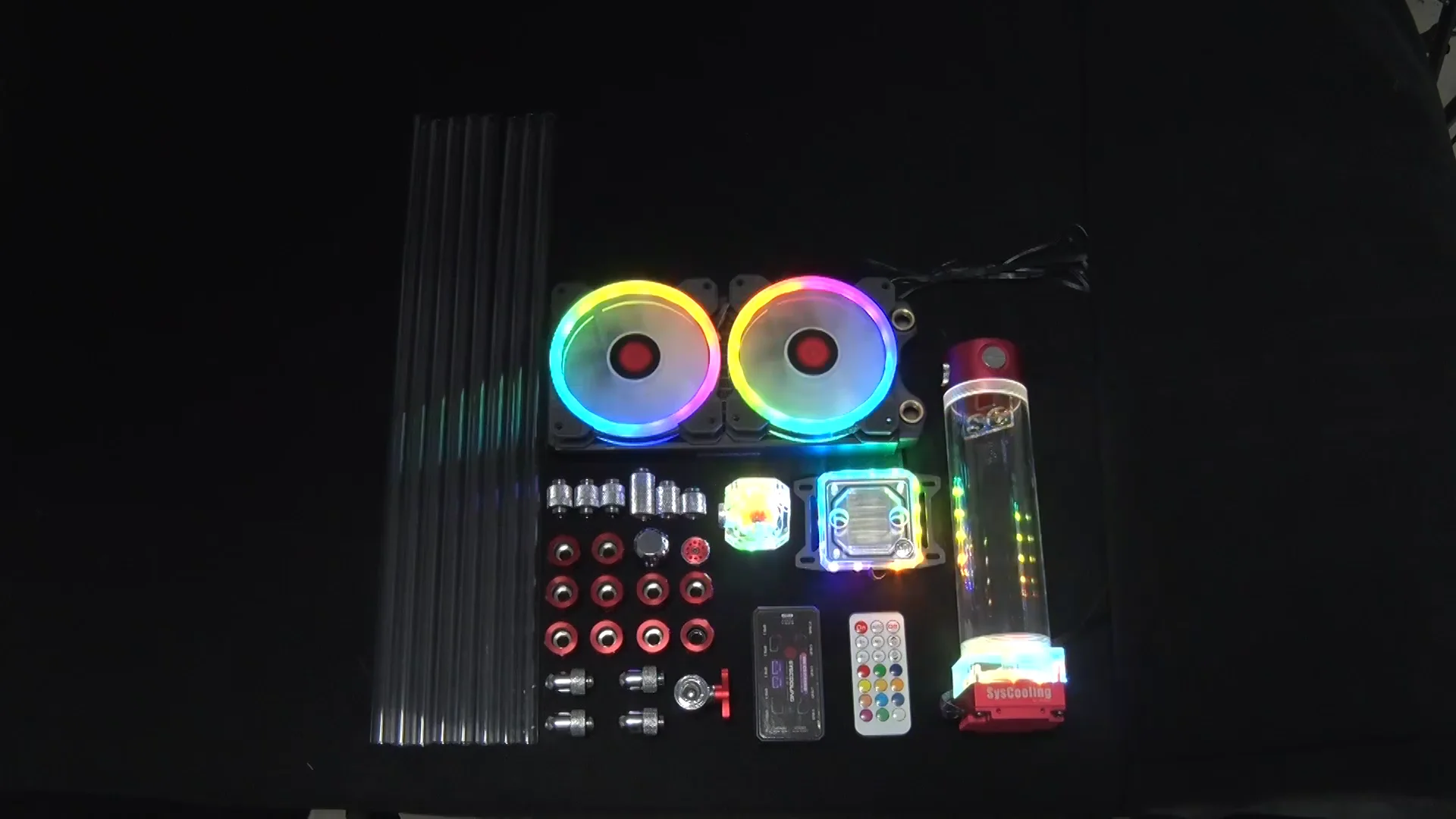 Syscooling PC water cooling kit for AMD CPU AM4 socket PETG tube liquid cooling system 360mm radiator RGB support
Syscooling PC water cooling kit for AMD CPU AM4 socket PETG tube liquid cooling system 360mm radiator RGB support