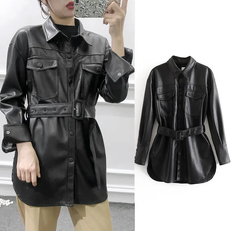 2020 New Fashion Spring Autumn Women Leather Jacket Vintage Women's PU Leather Jacket Slim Female Coats Faux Leather Outwear
2020 New Fashion Spring Autumn Women Leather Jacket Vintage Women's PU Leather Jacket Slim Female Coats Faux Leather Outwear