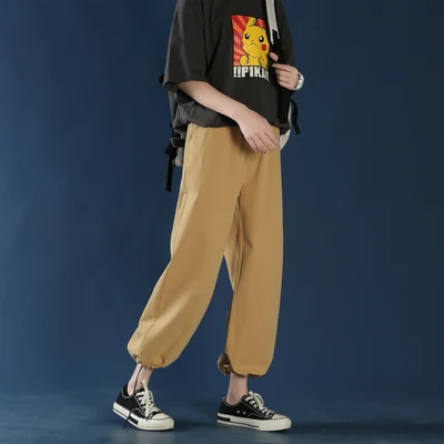 hanLadies pants spring and autumn solid color casual pants high waist loose slimming sports straight-leg pants
hanLadies pants spring and autumn solid color casual pants high waist loose slimming sports straight-leg pants