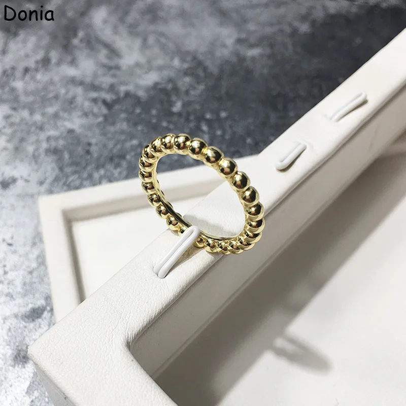 Donia Jewelry European and American Fashion Glossy Round Bead Jewelry Copper Ring Geometric Ring Luxury Ring
Donia Jewelry European and American Fashion Glossy Round Bead Jewelry Copper Ring Geometric Ring Luxury Ring