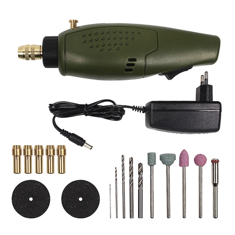 Mini electric drill accessories set 12V DC grinder tool for milling polishing engraving drilling EU plug for DIY carving
Mini electric drill accessories set 12V DC grinder tool for milling polishing engraving drilling EU plug for DIY carving