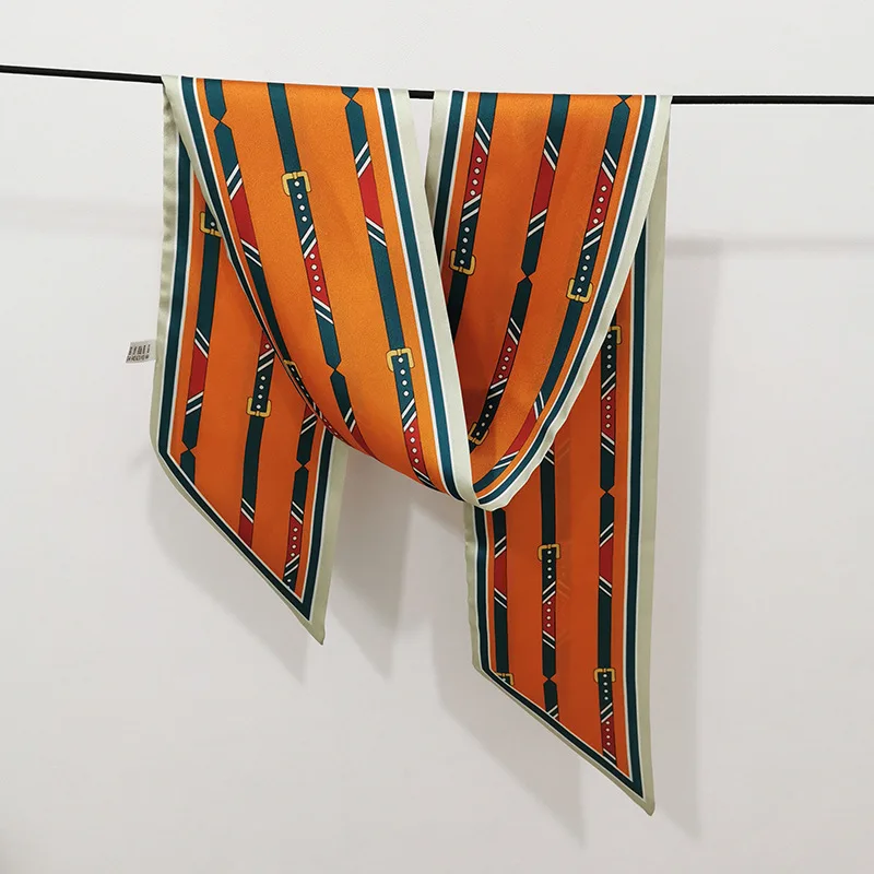 Orange, Navy Blue, White Green Luxury Brand 14*150cm Scarfs Women Silk Bag Hair Neck Skinny Scarf Wrist Towel Foulard Hijab
Orange, Navy Blue, White Green Luxury Brand 14*150cm Scarfs Women Silk Bag Hair Neck Skinny Scarf Wrist Towel Foulard Hijab