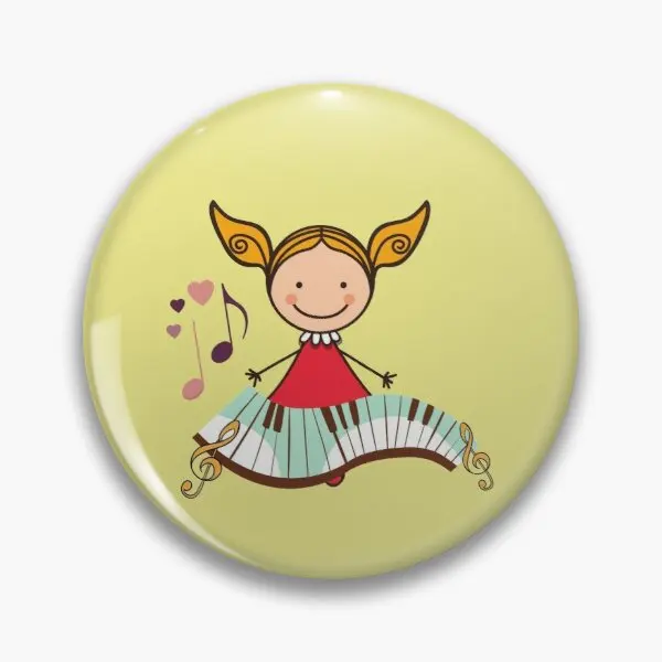 Little Girl Playing The Piano Customizable Soft Button Pin Clothes Metal Lapel Pin Decor Badge Lover Hat Cute Fashion Women
Little Girl Playing The Piano Customizable Soft Button Pin Clothes Metal Lapel Pin Decor Badge Lover Hat Cute Fashion Women