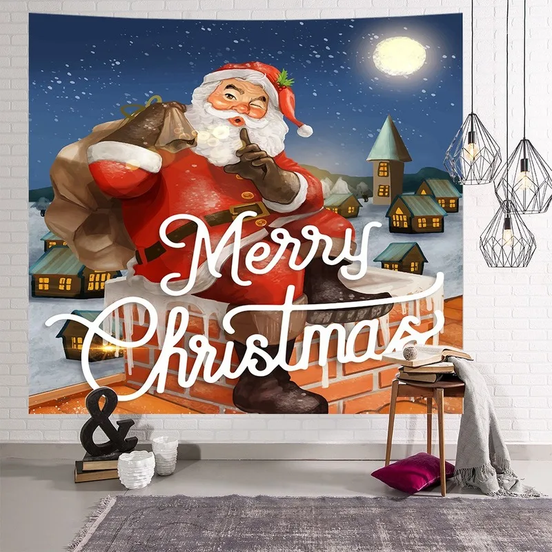 Santa's Elk Tapestry Wall Decoration Cloth Background Wall Cloth Customization Home Christmas Series Wall Cloth
Santa's Elk Tapestry Wall Decoration Cloth Background Wall Cloth Customization Home Christmas Series Wall Cloth