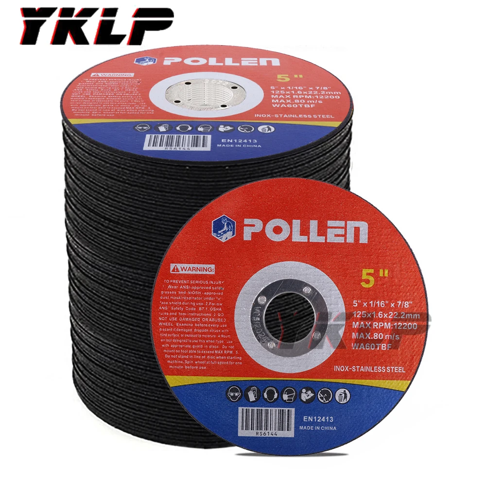 125mm Resin Cutting Disc 5inch Cut Off Wheels Flap Sanding Grinding Discs Angle Grinder Wheel for Metal Iron Bire 22.2mm 2-40PCS
125mm Resin Cutting Disc 5inch Cut Off Wheels Flap Sanding Grinding Discs Angle Grinder Wheel for Metal Iron Bire 22.2mm 2-40PCS
