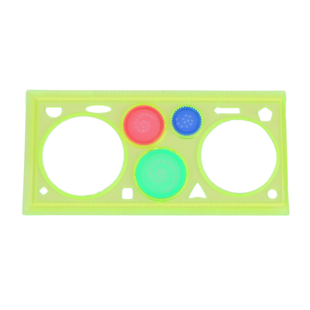 Multifunctional Spirograph Geometric Ruler Children Students Learning Drafting Drawing Stationery Tool Office Supplies
Multifunctional Spirograph Geometric Ruler Children Students Learning Drafting Drawing Stationery Tool Office Supplies