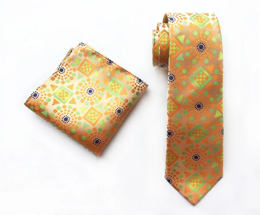 Men's Ties Set Golden Yellow Personality Geometric Necktie with High Quality Pocket Square
Men's Ties Set Golden Yellow Personality Geometric Necktie with High Quality Pocket Square
