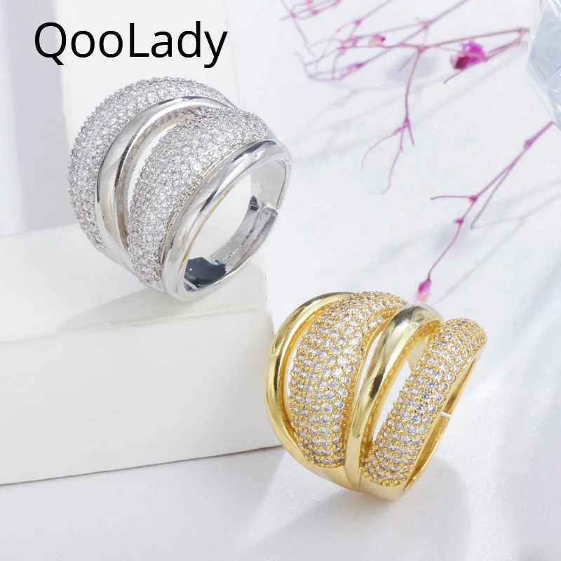 Qooolady роскошное свадебное кольцо из Дубаи с золотым цирконием для помолвки невесты, штабелируемые африканские вечерние ювелирные изделия, ...
Qooolady роскошное свадебное кольцо из Дубаи с золотым цирконием для помолвки невесты, штабелируемые африканские вечерние ювелирные изделия, ...