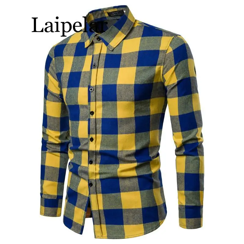 Laipelar Новая коллекция модных осенних свитеров Для мужчин одежда Slim Fit Для мужчин рубашка с длинными рукавами Для мужчин клетчатая хлопковая ...
Laipelar Новая коллекция модных осенних свитеров Для мужчин одежда Slim Fit Для мужчин рубашка с длинными рукавами Для мужчин клетчатая хлопковая ...