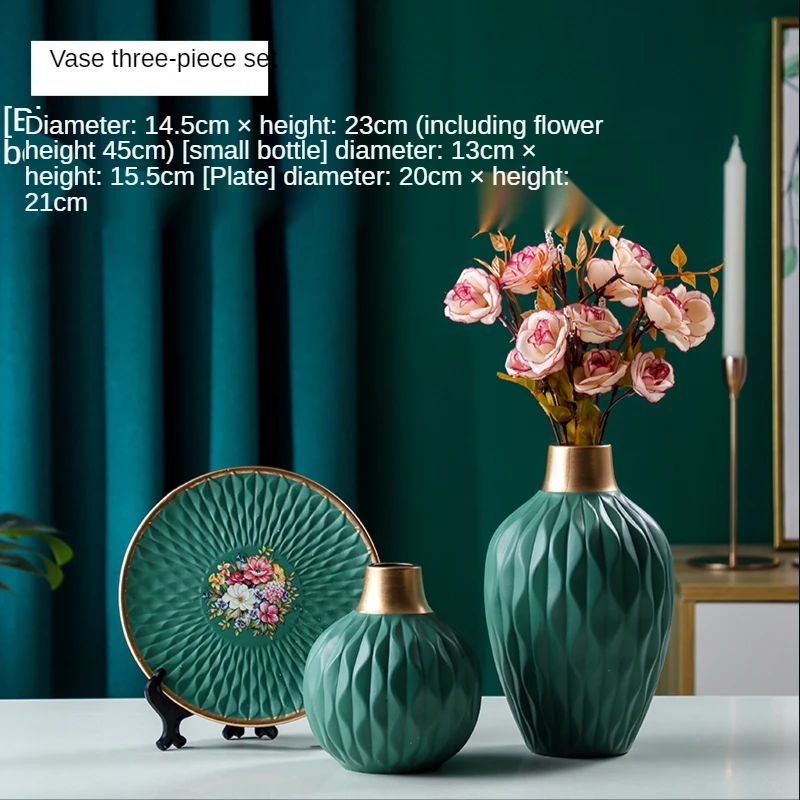 European-style Ceramic Vase, American-style Decoration, Modern Creative Home Decoration Decoration
European-style Ceramic Vase, American-style Decoration, Modern Creative Home Decoration Decoration