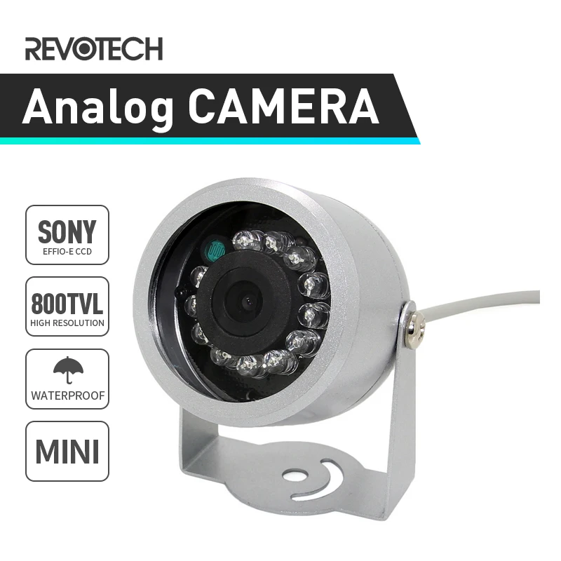 Mini IP66 Waterproof DIY 1/3" SONY Effio-E 800TVL CCTV Camera 12LED IR Night Vision Outdoor Security Camera (OSD Optional)
Mini IP66 Waterproof DIY 1/3" SONY Effio-E 800TVL CCTV Camera 12LED IR Night Vision Outdoor Security Camera (OSD Optional)