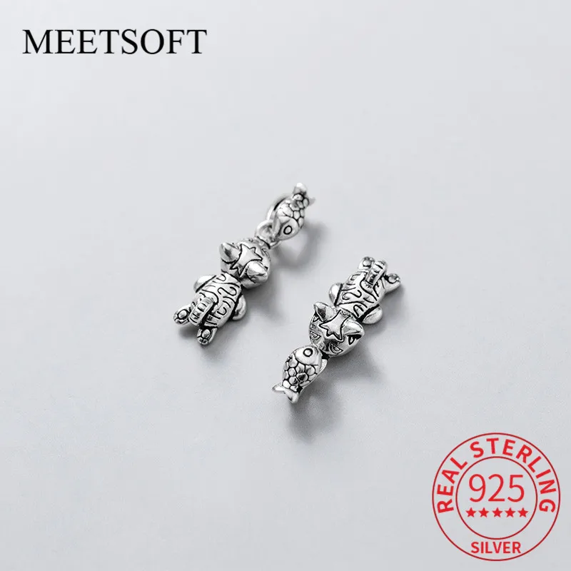 MEETSOFT тайское серебро матовое покрытие кошка и рыба очарование классический дизайн животное DIY ожерелье аксессуары Изготовление, поиск ювел...
MEETSOFT тайское серебро матовое покрытие кошка и рыба очарование классический дизайн животное DIY ожерелье аксессуары Изготовление, поиск ювел...