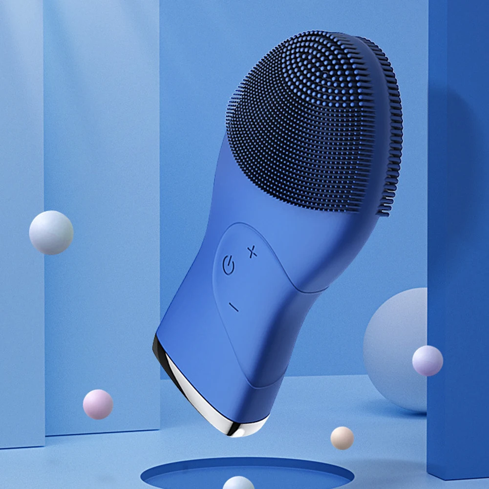 Electric Facial Cleansing Brush Ultrasonic Silicone Sonic Face Cleanser Massager for Household Healthy Care Face Supplly
Electric Facial Cleansing Brush Ultrasonic Silicone Sonic Face Cleanser Massager for Household Healthy Care Face Supplly