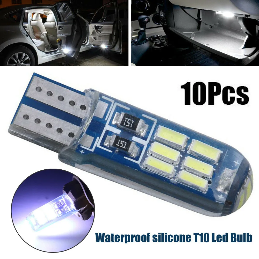 10pcs T10 Led 501 Side Light White Bulbs Car Error Free Canbus Xenon Sidelight License Plate Light Parking Lamp
10pcs T10 Led 501 Side Light White Bulbs Car Error Free Canbus Xenon Sidelight License Plate Light Parking Lamp
